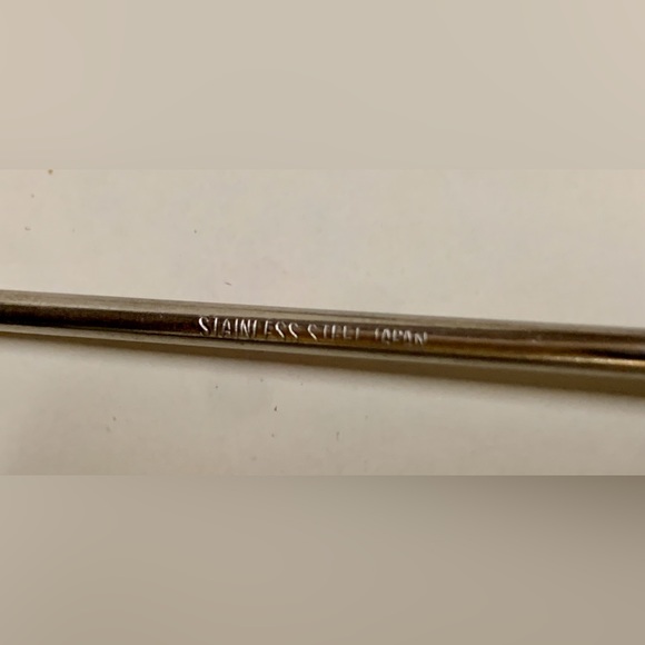 Set of 6 1960s Vintage Japanese Walnut Stainless Fondue Skewer Forks - Picture 9 of 10